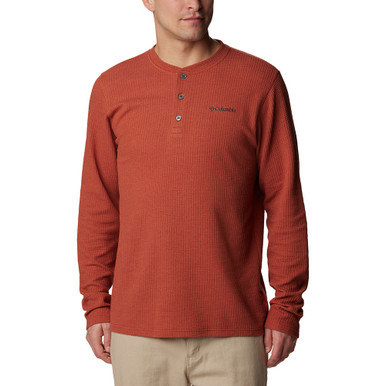 Men's Pine Peak™ Waffle Long Sleeve Henley - Big