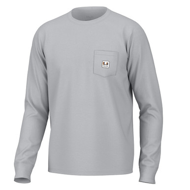 HUK Pocket Tee | Long Sleeved Fishing T-Shirt