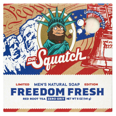 https://cdn11.bigcommerce.com/s-zut1msomd6/products/41465/images/244414/dr-squatch-freedom-fresh-bar-soap-v3-bar-fre-04-freedom-fresh-main__28288.1701886481.386.513.jpg?c=1