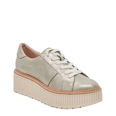 (取寄) ドルチェヴィータ レディース タイガー Dolce Vita women Tiger Light Gold Leather Women's Dolce Vita Tiger Sneakers | Eagle Eye Outfitters