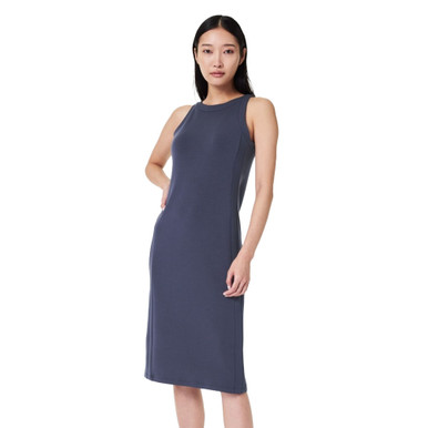 Women's Spanx Aire Side Stripe Midi Dress | Eagle Eye Outfitters