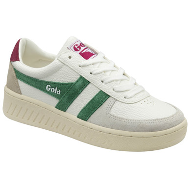 Gola Classics Women's Grandslam Trident Sneakers-White Cerise main image 1