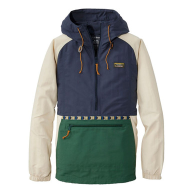 【GRN×NVY】LOTTO TWO-TONE ANORAK Men's L.L.Bean Mountain Classic Multi Color Anorak - Carbon Navy