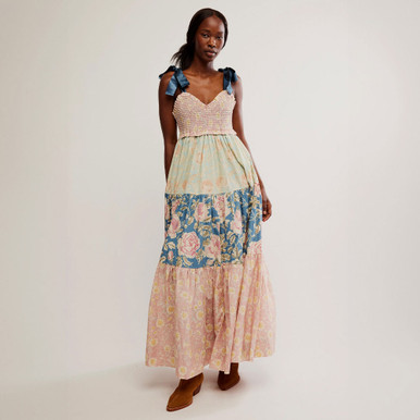 blue bell maxi dress KIATA MAXI DRESS - BLUEBELL main image 0