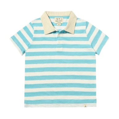 Boys Gold/Aqua/Brown Plaid Onesie or Shirt by Me & Henry