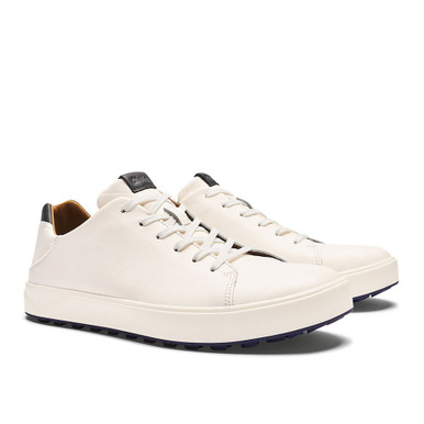 OluKai Waialae Mens Golf Shoes White Leather Spikeless Sneakers 10507 Size 12 Wai main image 2