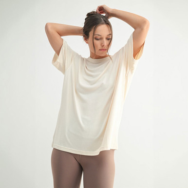 Tシャツ・カットソー Side fix tutu semi-wide pants beige Wide-Leg Fit Chino pants | Beige | Jack & Jones®
