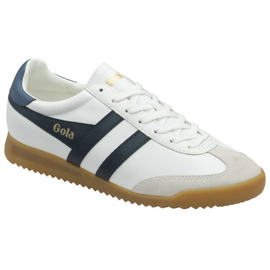 Men's Gola Classic Torpedo Leather Sneaker White Navy