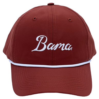 Adults JNJ Alabama Crimson Tide Bama Script Rope Hat | Eagle Eye Outfitters