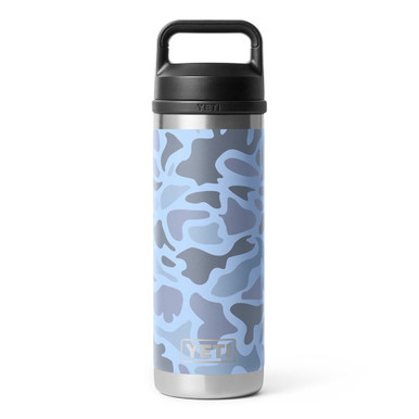 日本未発売 青迷彩柄 YETI Rambler 18oz Bottle camo YETI Rambler Blue Camo 18 oz Water Bottle with Chug Cap | Eagle