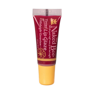 Naked Bee Midnight Geranium Tinted Lip Glaze | Eagle Eye Outfitters
