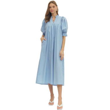 sachin and babi light blue dress Entro – Shoptiques main image 0
