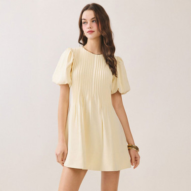 knee length dresses for ladies Emelia Burgundy Puff-Sleeve Skater Mini Dress – Club L London