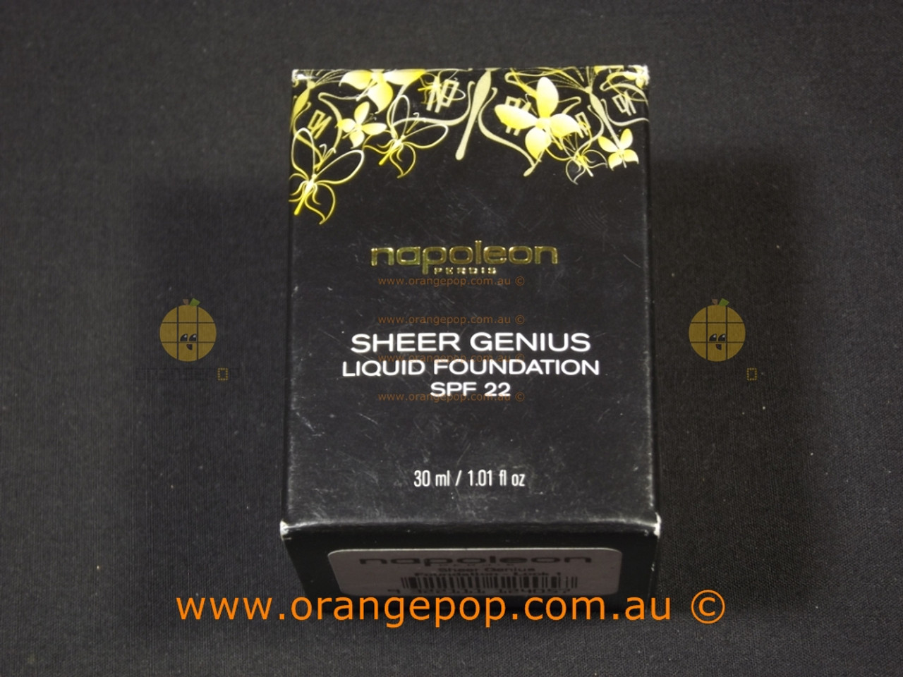 Napoleon Perdis Sheer Genius Liquid Foundation SPF 22 Look 5 - Orangepop