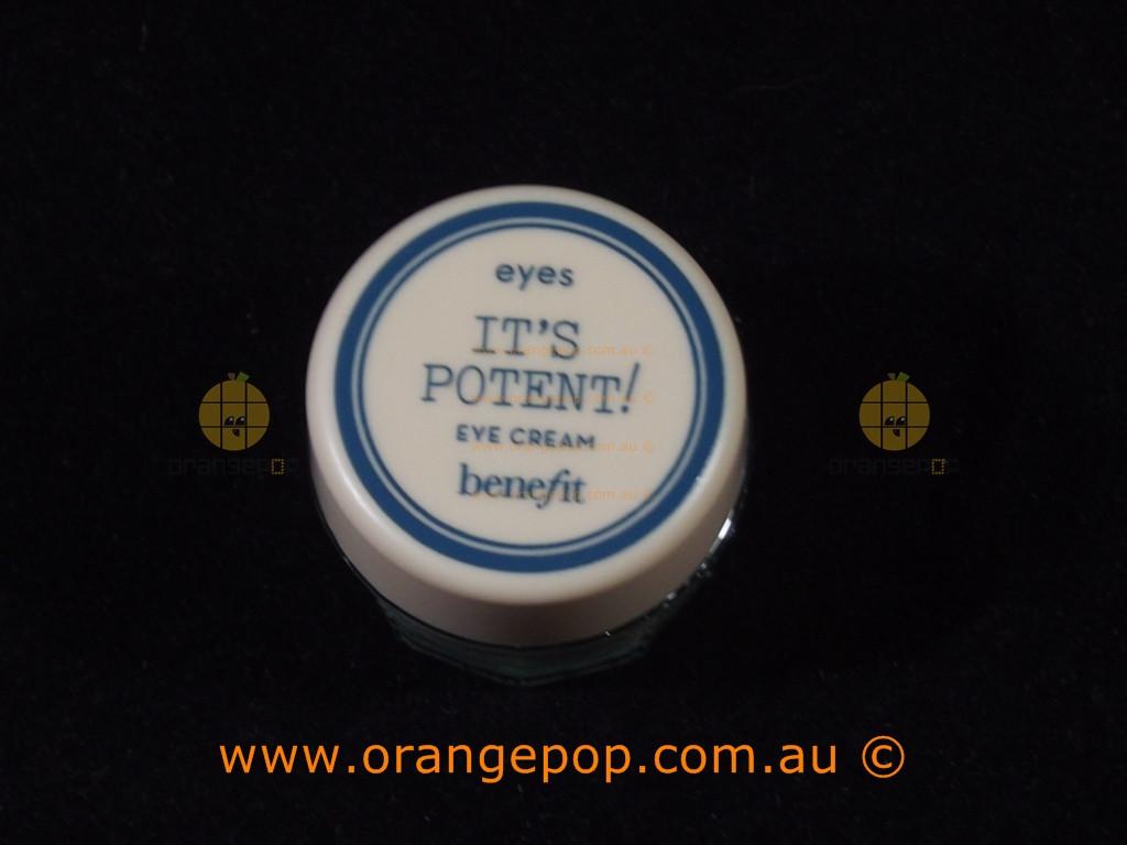 benefit cosmetics it's potent eye cream