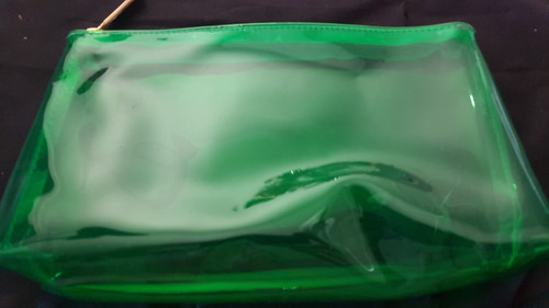 Napoleon Perdis Limited Edition Green transparent makeup bag