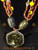 Unique large swirl pendant fashion necklace