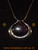 Large purple pendant necklace