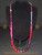 Purples and pinks long women's necklace