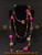 Multi coloured pom pom women's necklace