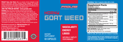 VASCULARITY. ENERGY. LIBIDO.HORNY GOAT WEED offers an exclusive formula designed to help maximize performance naturally.†