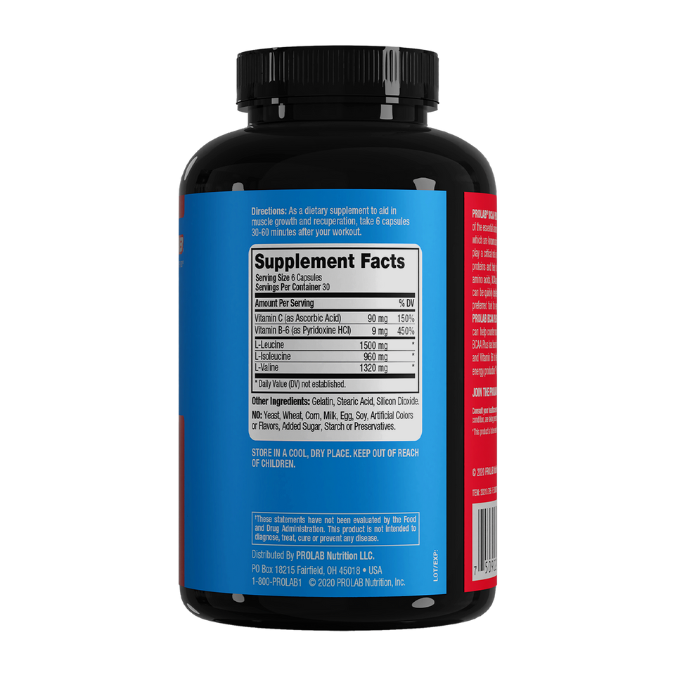 Prolab Nutrition BCAA Plus (180 Count)