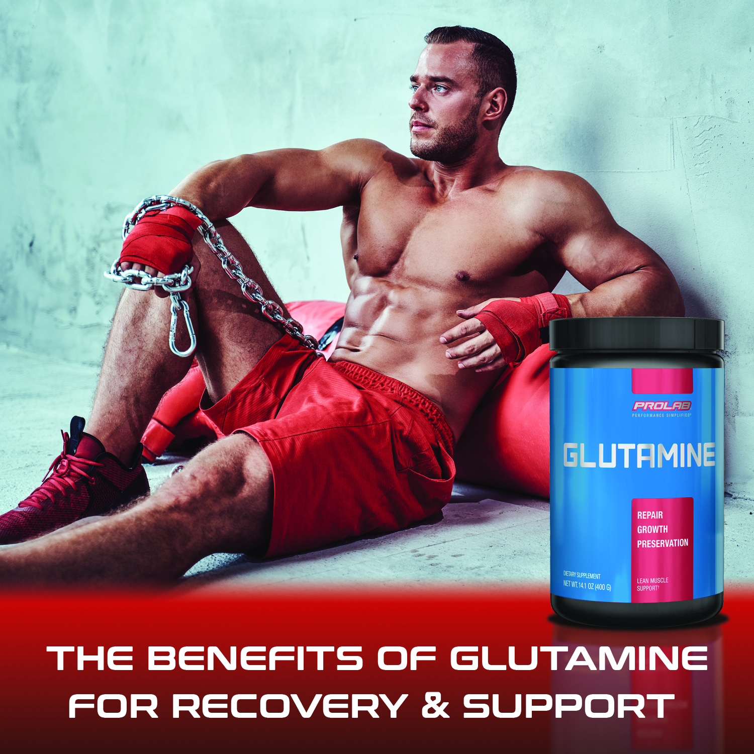 Glutamine for muscle building