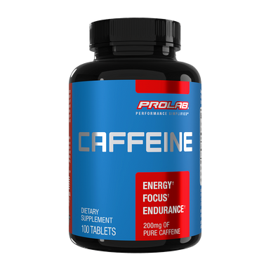 Prolab Caffeine 200mg Tablets 100 Count | Energy, Focus & Endurance