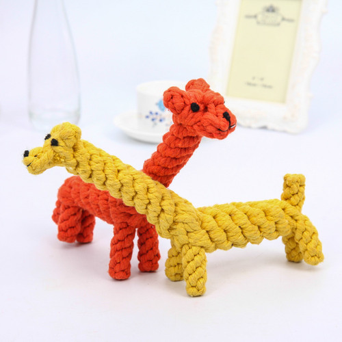Giraffe Dog Toycotton Toy dog Chewing Toys