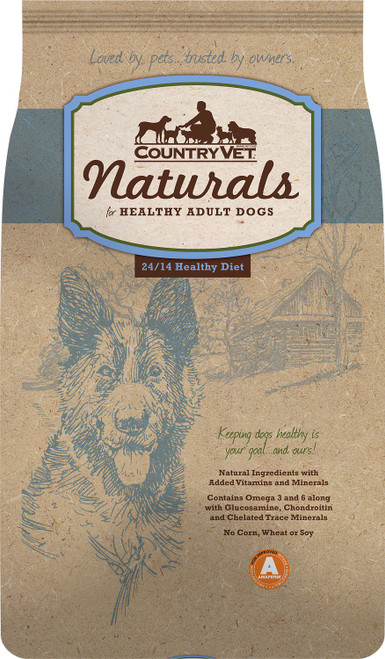 Country Vet Natural Adult Dog Food for balanced nutrition