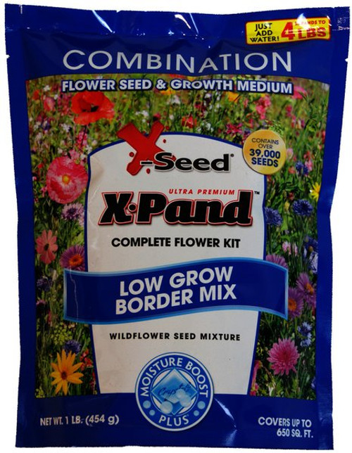 1LB Low Grow Border Mix Seed, X-Pand