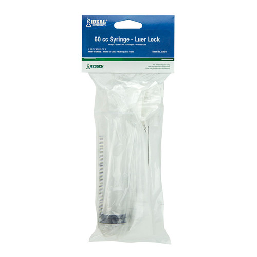 Syringe - Luer Slip 60cc 2 pk