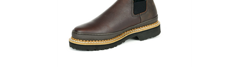 Georgia Boot Women's Romeo GR362 in brown full-grain leather, featuring stretchable gore panels and a durable outsole Georgia Boot Women's Romeo GR362 in brown full-grain leather, featuring stretchable gore panels and a durable outsole