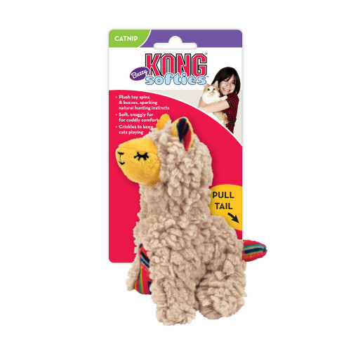 Kong Softies Buzzy Llama, Cat Toy