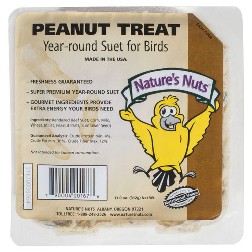Nature's Nuts Peanut Treat Suet Cakes