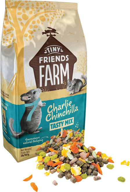 Tiny Friends Farm Charlie Chinchilla Tasty Mix, 2 lbs