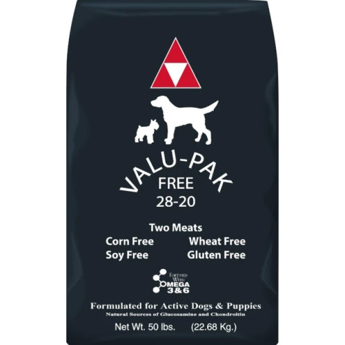 Valu-Pak FREE Active Adults & Puppies (Black) 28-20, 50 lbs
