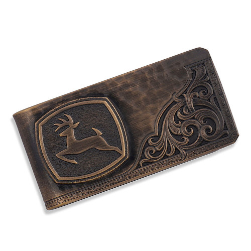 Montana Silversmiths John Deere Rough Out Money Clip