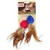 Kong Naturals Crinkle Ball, Colors Vary