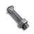 YardGard Carriage Bolt, 3/8" x 3", Galvanized, 10 ct (328504C)