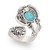 Montana Silversmiths Treasured Turquoise Attitude Ring (ARG5403)