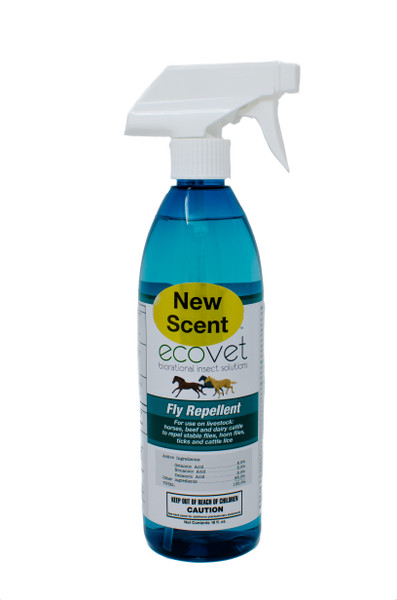 Ecovet Fly Repellent for horses and livestock protection