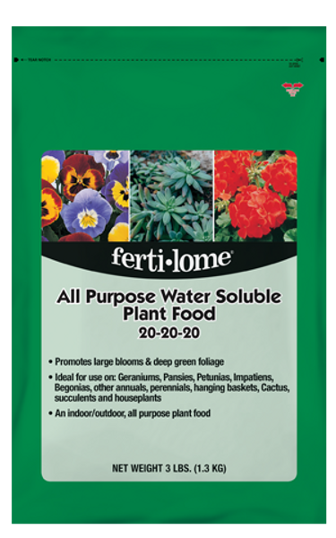 Ferti-Lome All Purpose Water Soluble Plant Food 3 lbs.