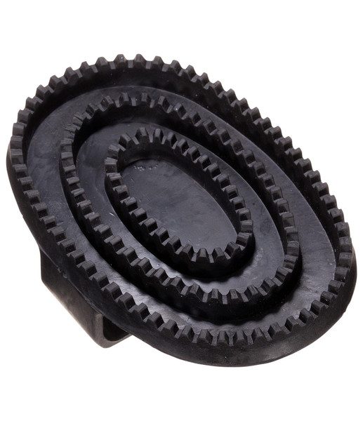 Junior Black Rubber Curry Comb