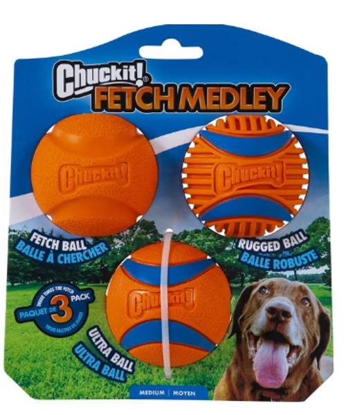 Chuckit! Fetch Medley Ultra Ball Medium