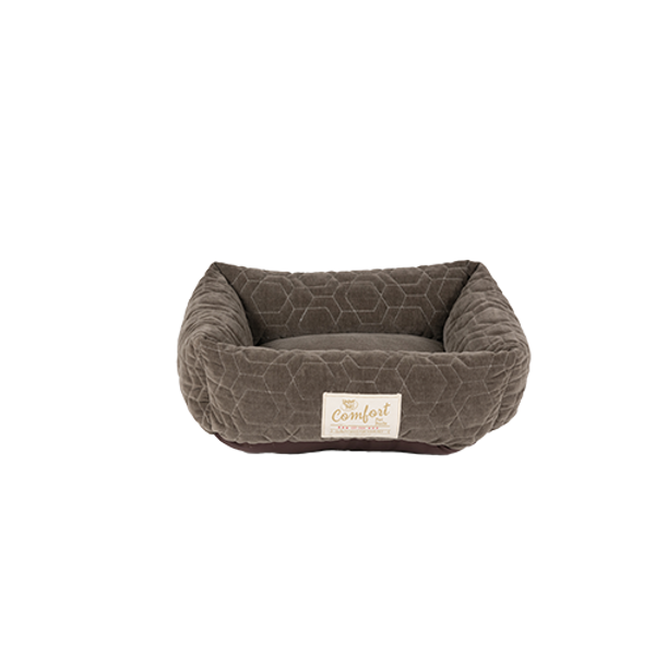 Happy Tails Quilted Cuddler Dog Bed, 21" X 17"
