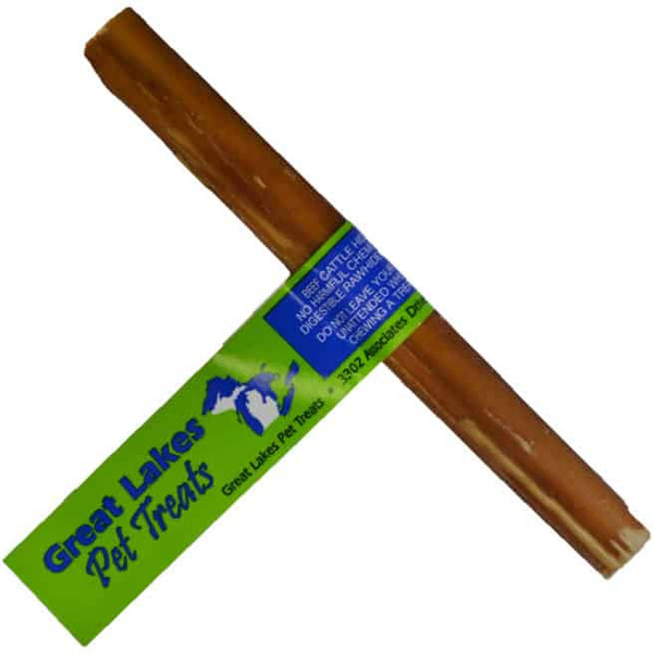 Great Lakes Pet Treat, 5"-6" Bully Stick-Regular (Low Odor)