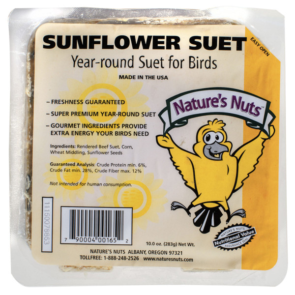 Nature's Nuts Sunflower Suet Cakes