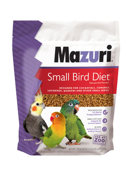 Mazuri Small Bird Diet, 2.5 lb