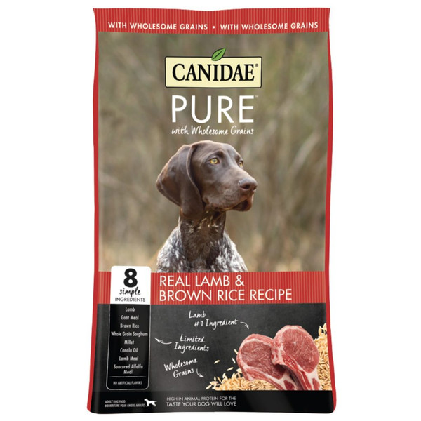 Wholesome grains Canidae dog food with lamb